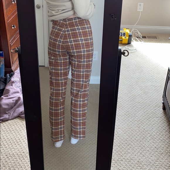 Brandy Melville Plaid Pants - Picture 2 of 4